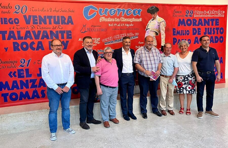 Acto de presentación de la feria taurina de San Julián de Cuenca de 2022.