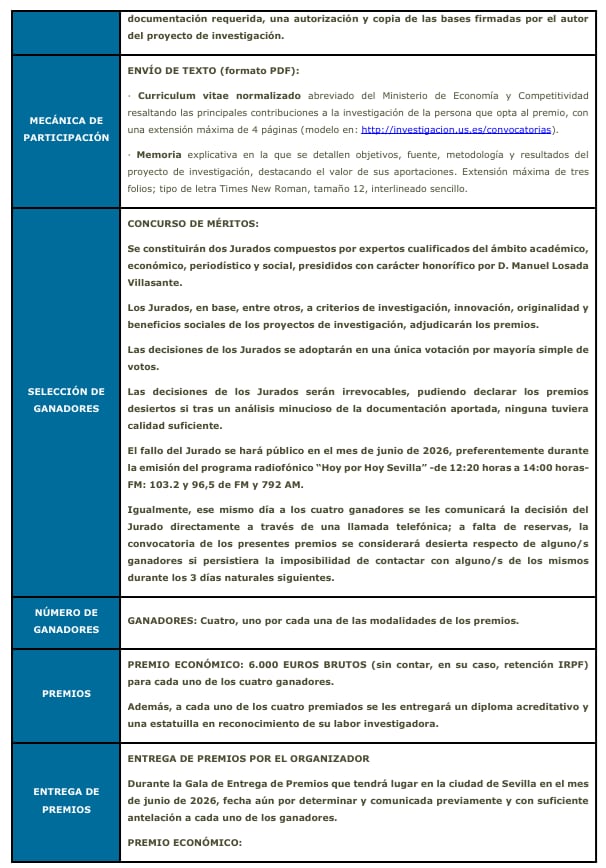 Bases de los Premios Losada Villasante (2)