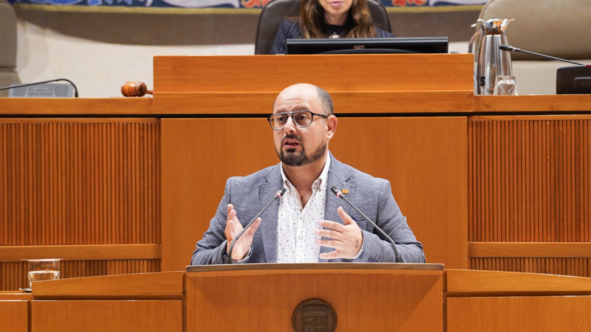 Alberto Izquierdo, portavoz del Partido Aragonés en las Cortes de Aragón