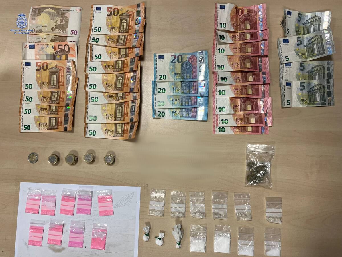 El nerviosismo al volante delata a un hombre que acaba detenido en Ibiza con 2CB, cocaína, ketamina y cristal