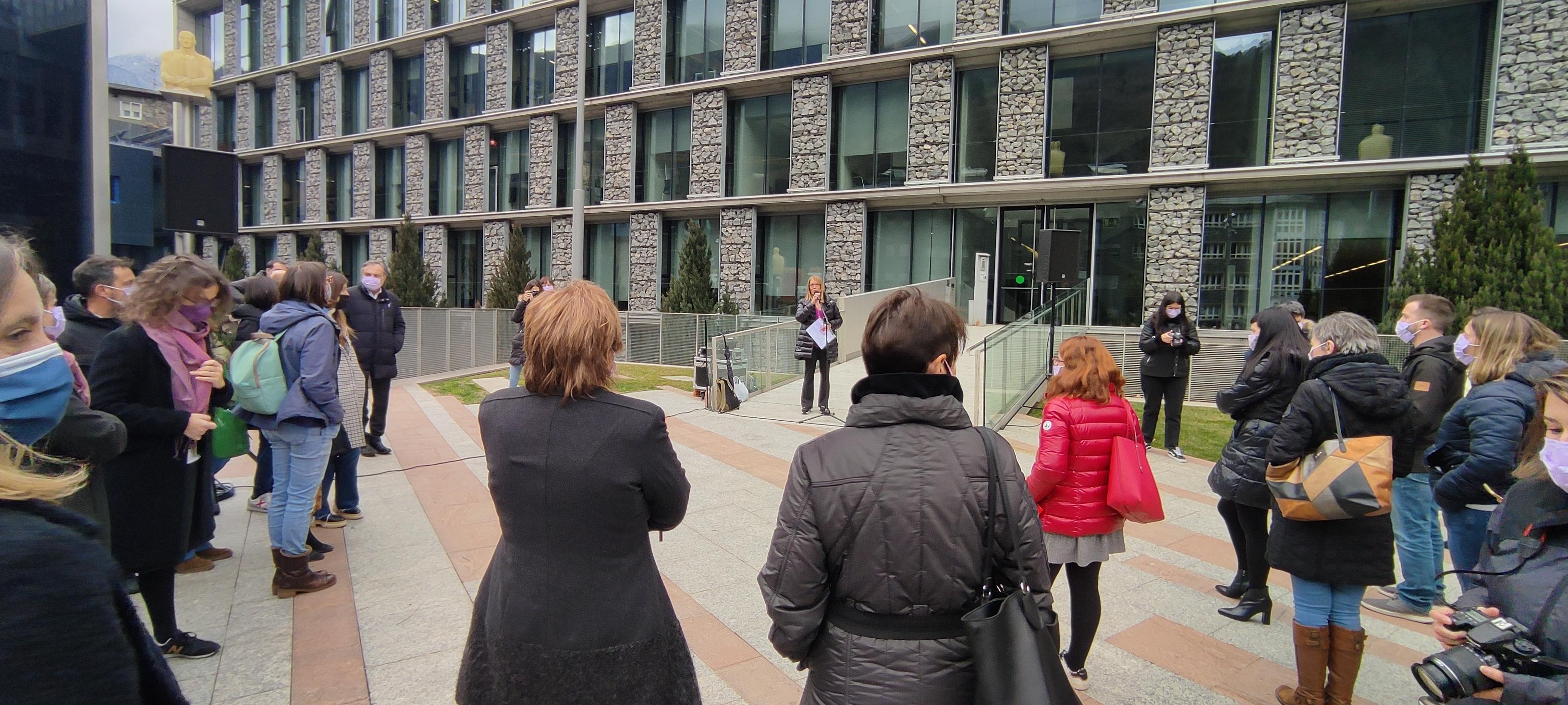 Concentració del 8M convocada per dues de les tres associacions feministes d&#039;Andorra