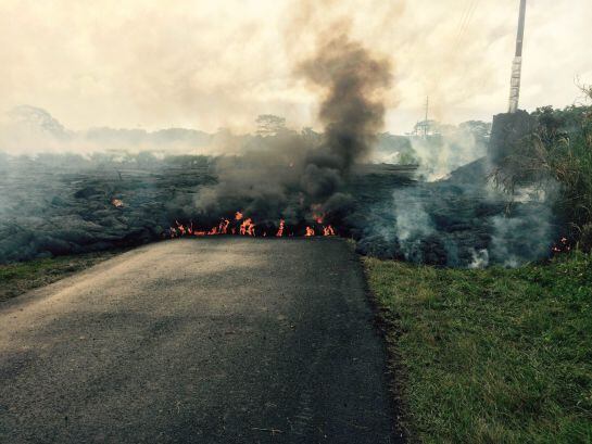 El volcán Kilauea podría bloquear diversos caminos en Pahoa