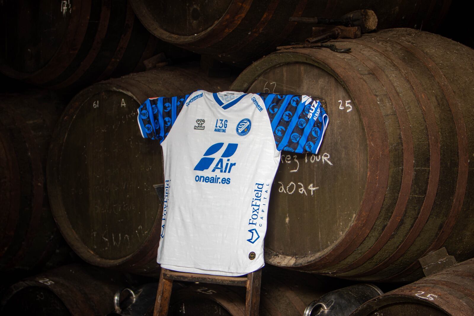 Segunda equipación del Xerez Deportivo FC en la temporada 25/26