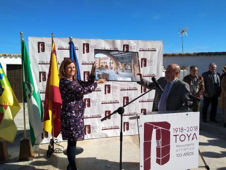 Regalo del Ayuntameinto de Calaceite al de Peal de Becerro