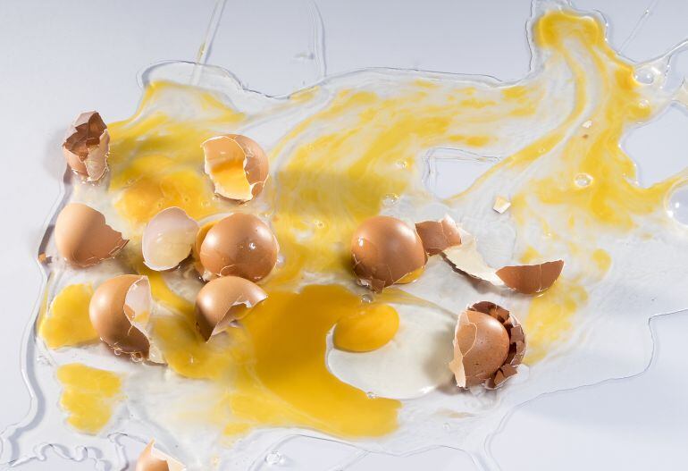 Desastre en la cocina.