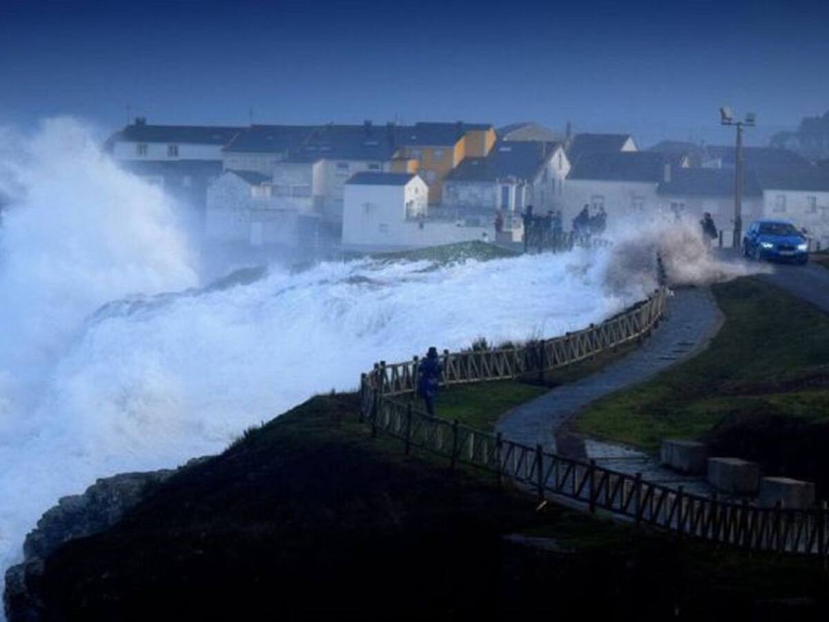 El viento alcanza los 146 km/h en Viveiro