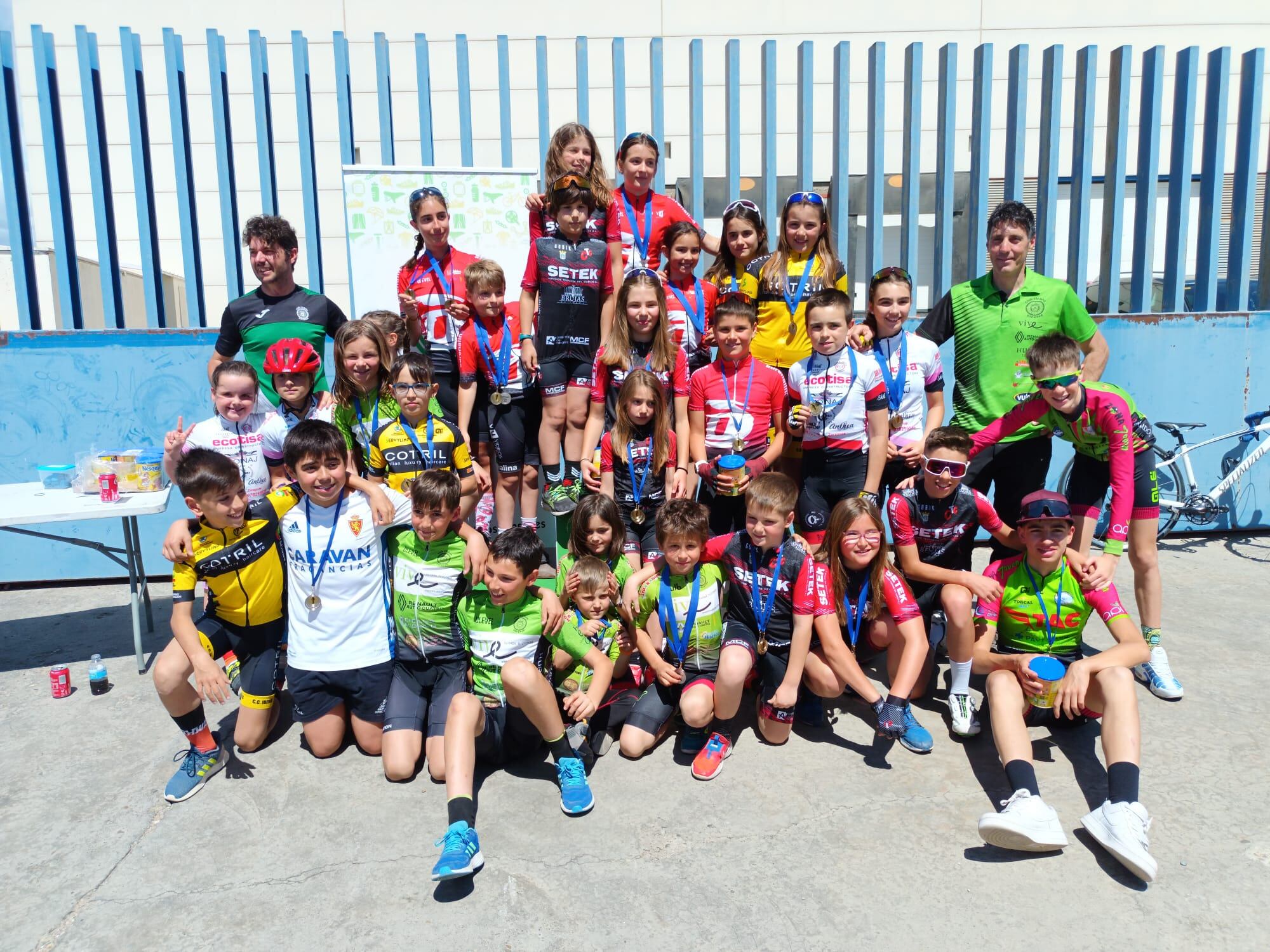 Premiados en el Trofeo Escuelas de ciclismo