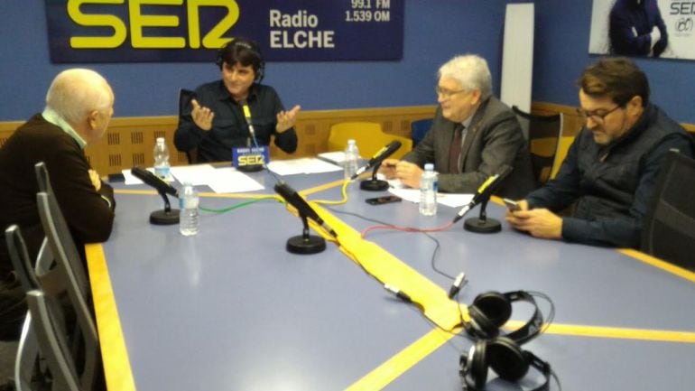 Un momento de la Tertulia del Elche C.F. en Radio Elche SER