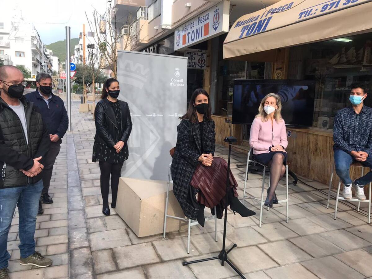 Los comerciantes de Santa Eulària ya tienen su video para promocionar la compra local