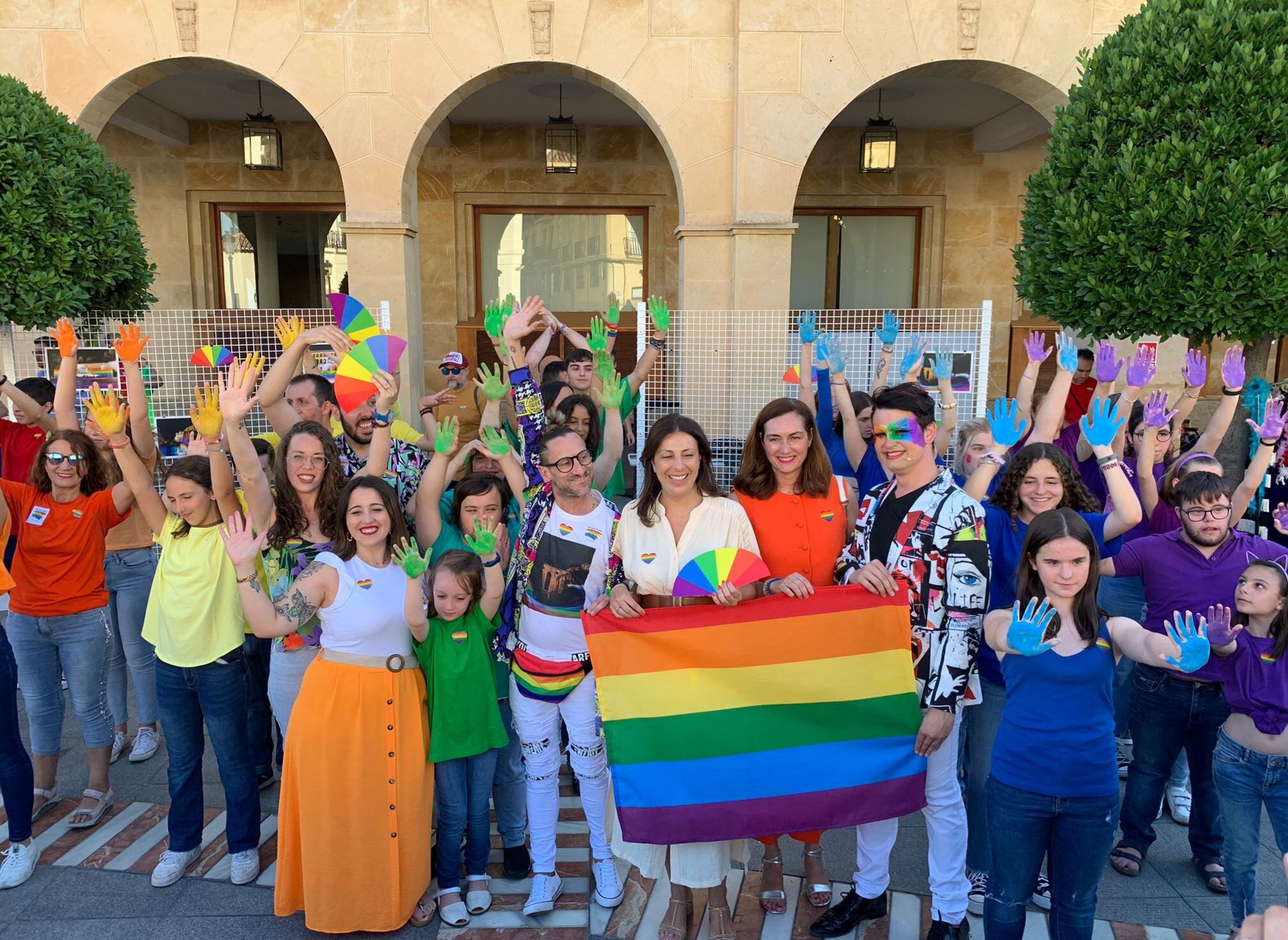 Los actos se desarrollaron en la Plaza de España