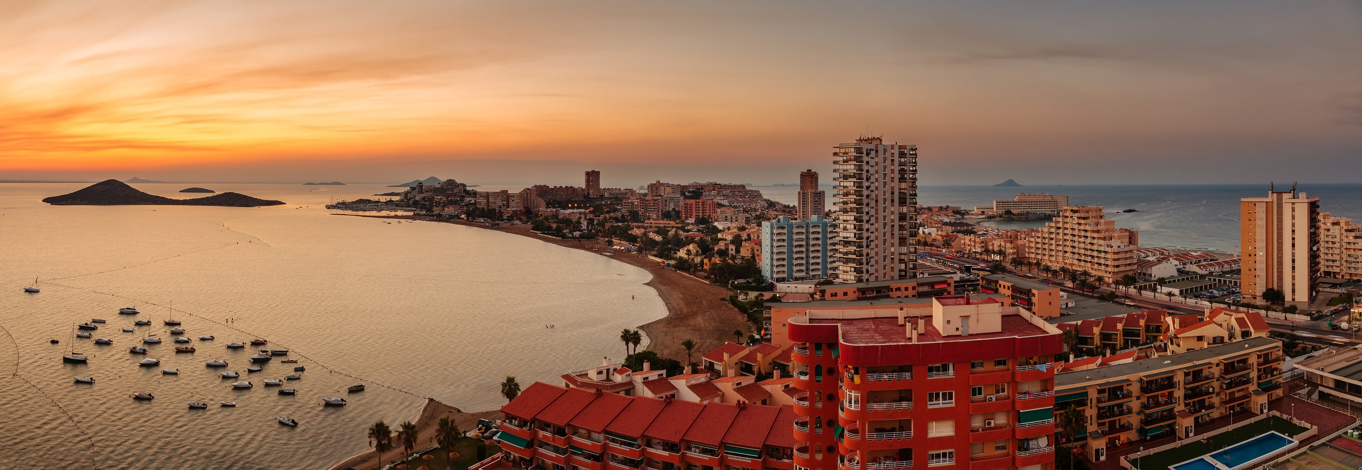 La Manga del Mar Menor Skyline, Murcia, España