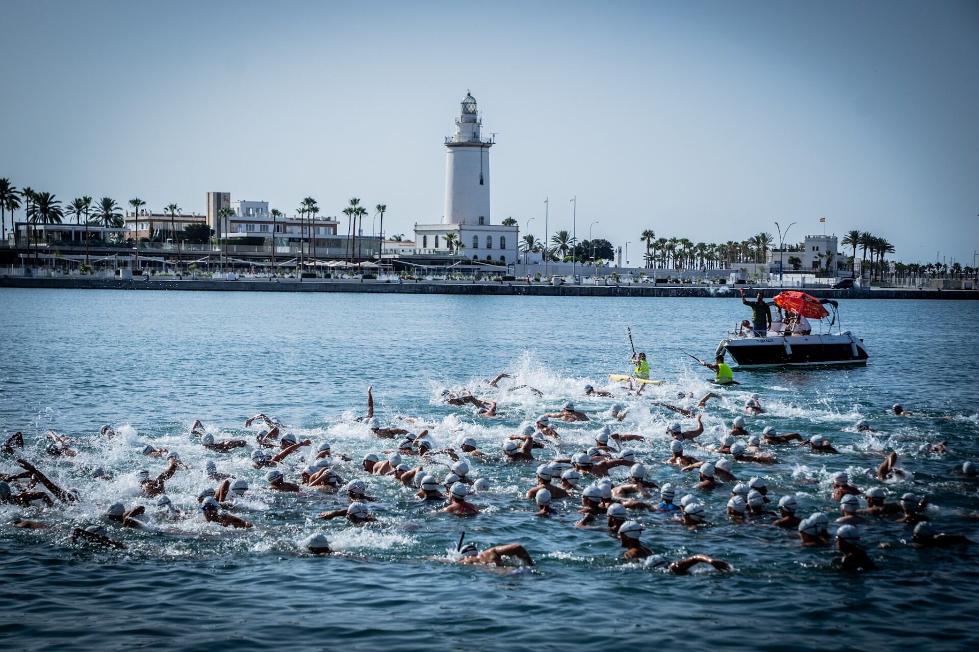 Travesía a nado del Puerto en su edición número 65 (Ayuntamiento de Málaga)