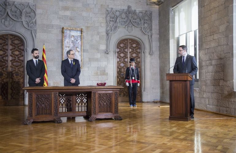 Toma de posesión de Quim Torra como presidente