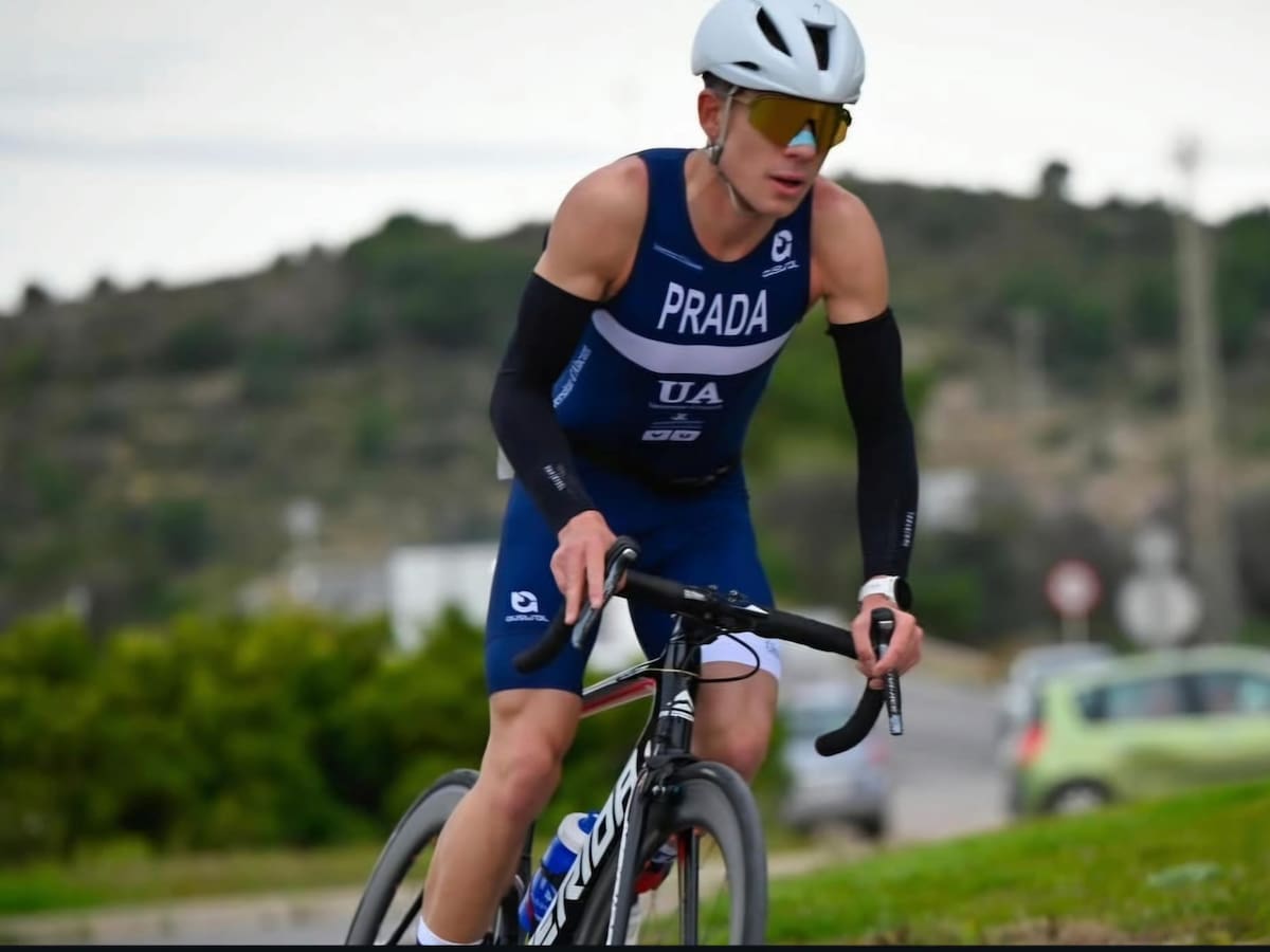 Manu Prada logra la plata en el Campeonato de España de Duatlón Júnior en Avilés