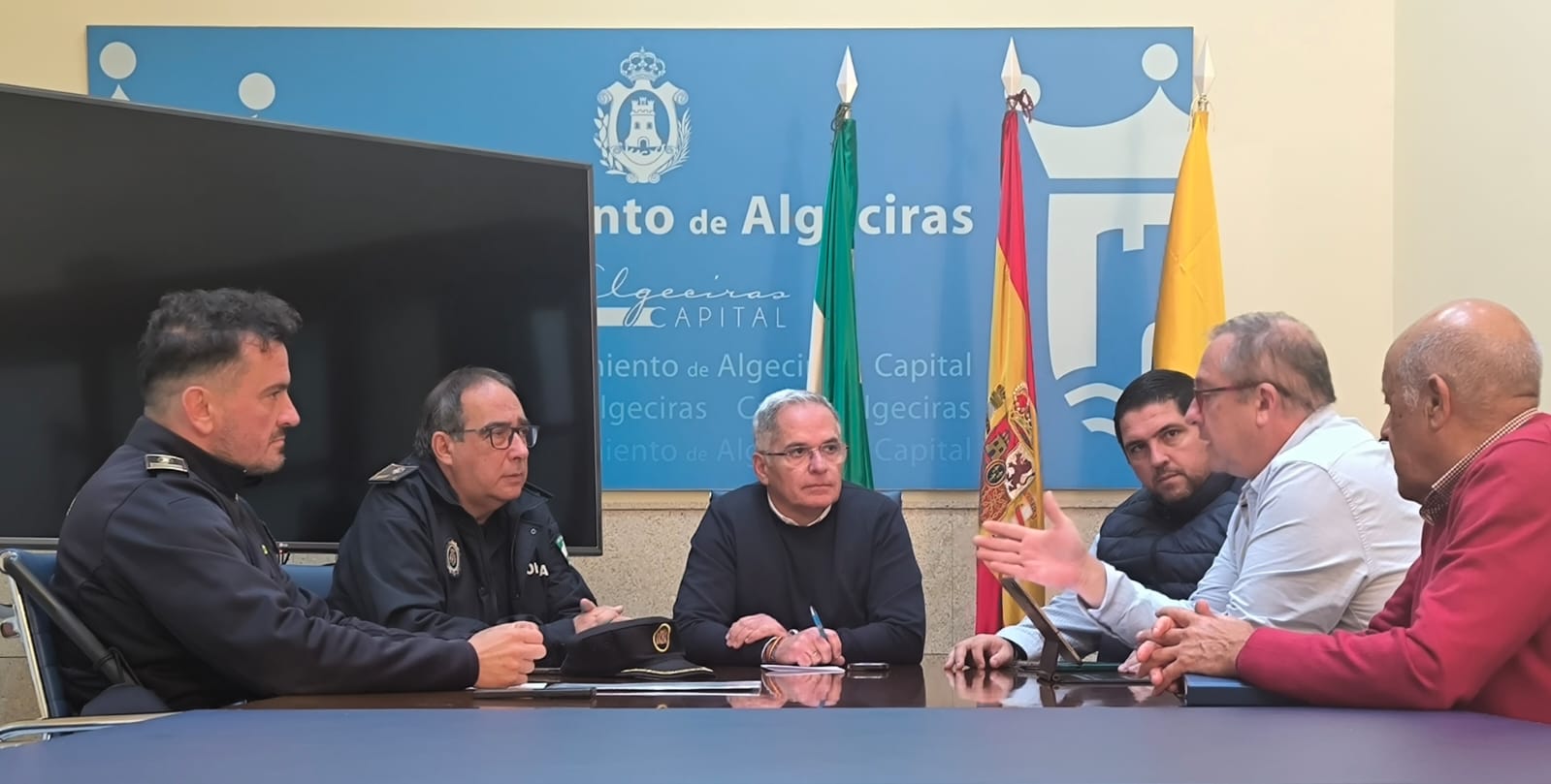 Un momento de la reunión