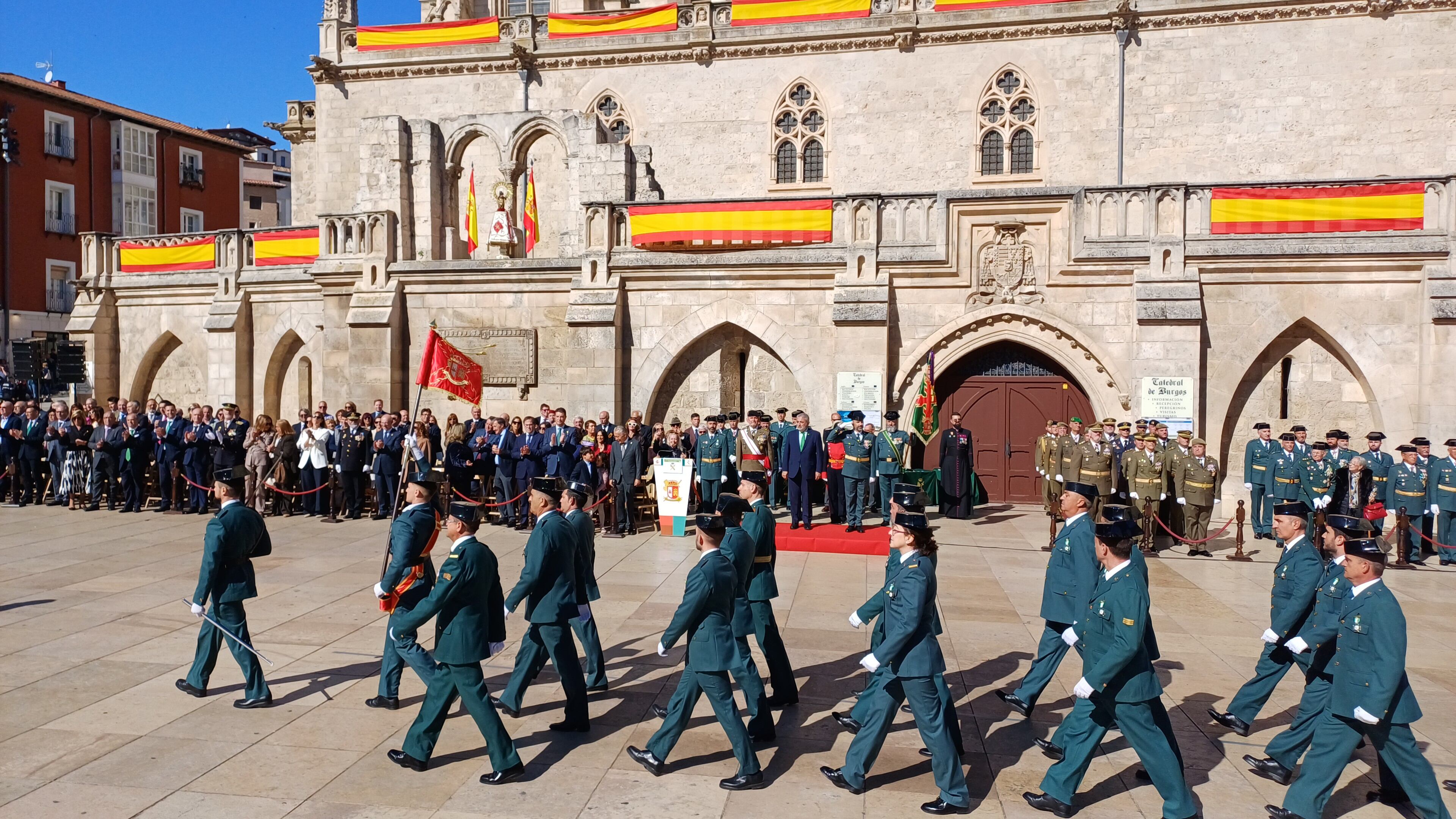 La Guardia Civil celebra en Burgos la festividad de su Patrona, la Virgen del Pilar