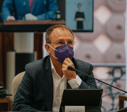 El alcalde El Paso, Sergio Rodríguez, es el parlamentario nacionalista con menos iniciativas presentadas, solo superado por las socialistas Patricia Hernández y Dolores Corujo