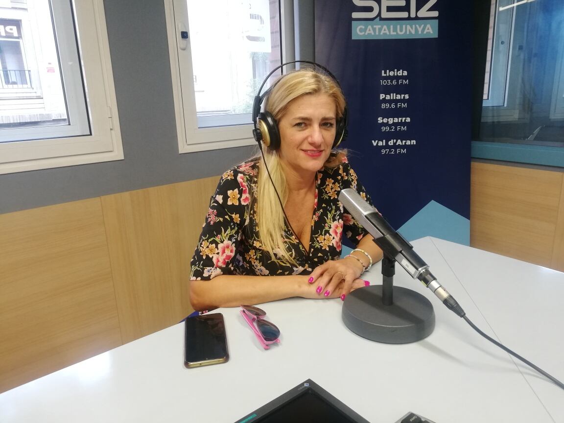 Pili Sánchez és la presidenta de l'associació veïnal de Magraners. Foto: Ràdio Lleida.
