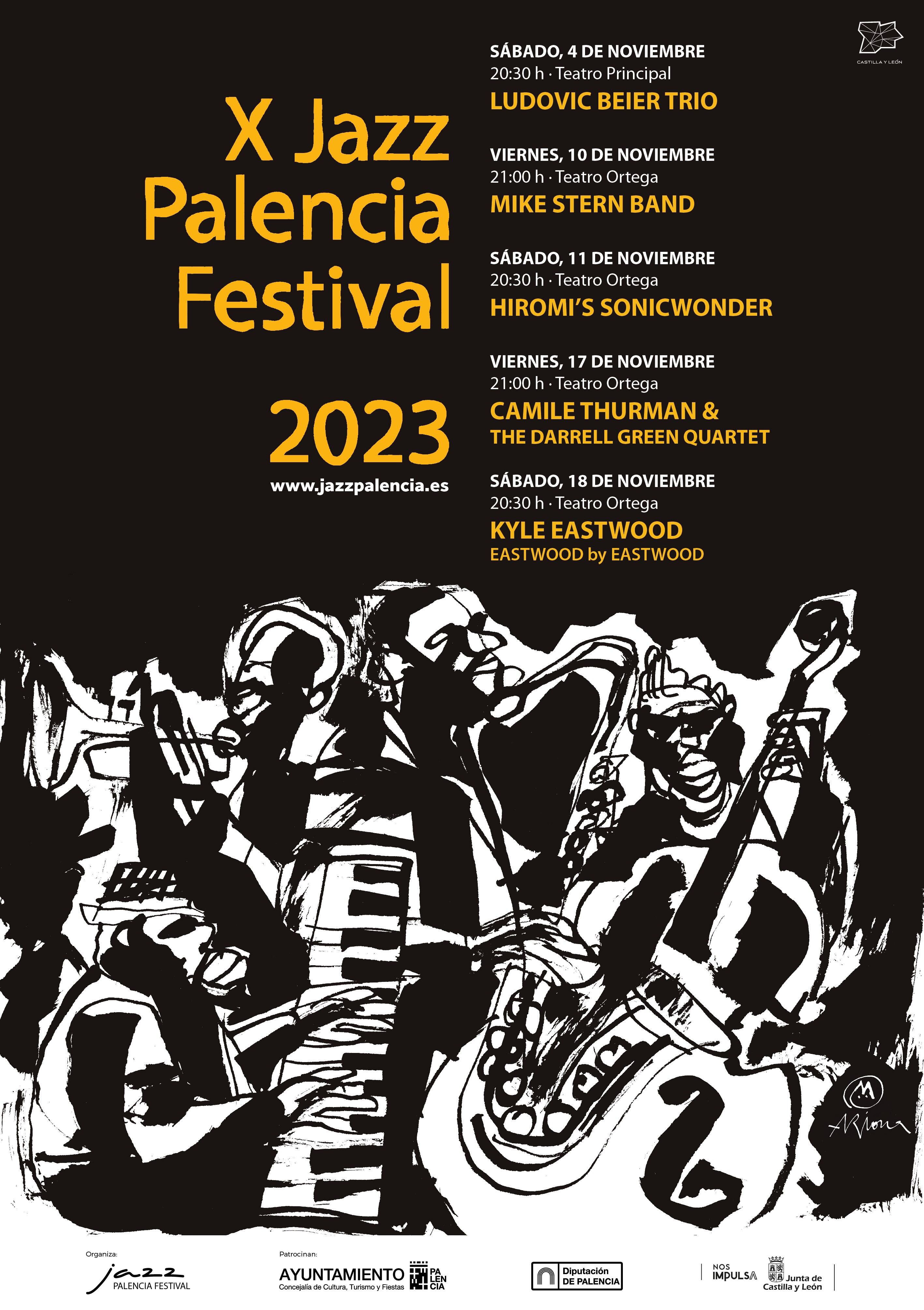 Cartel del Festival de Jazz de Palencia