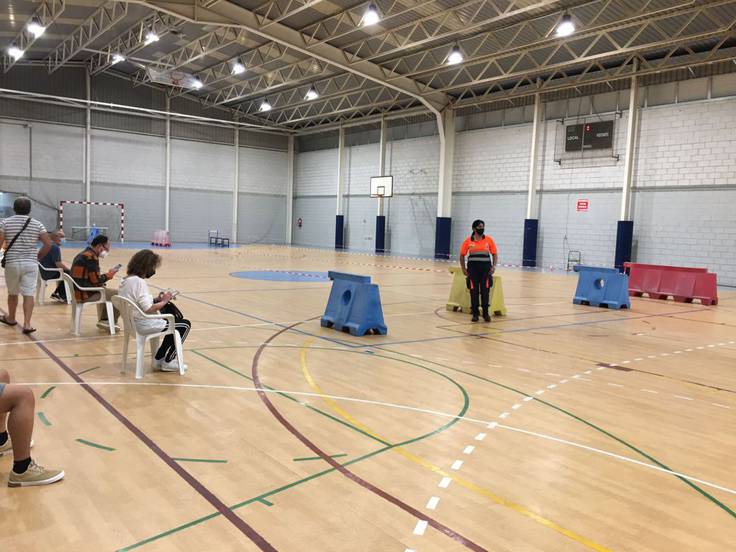 Una jornada de vacunación en Algeciras