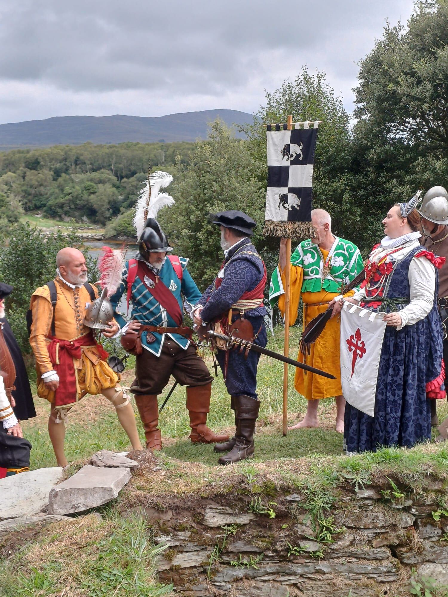 Imagen de una de las jornadas protagonizadas por el Tercio de Olivares en tierras irlandesas