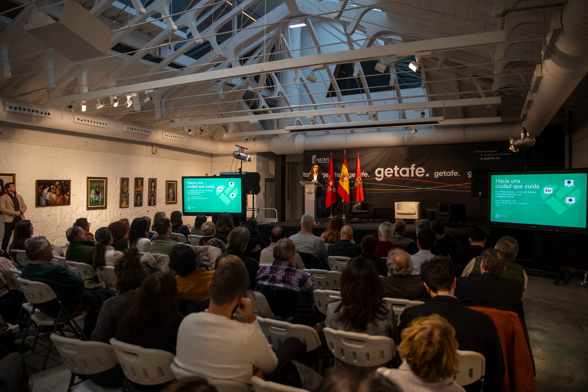 Mónica García ha cerrado la jornada en el Espacio Mercado de Getafe