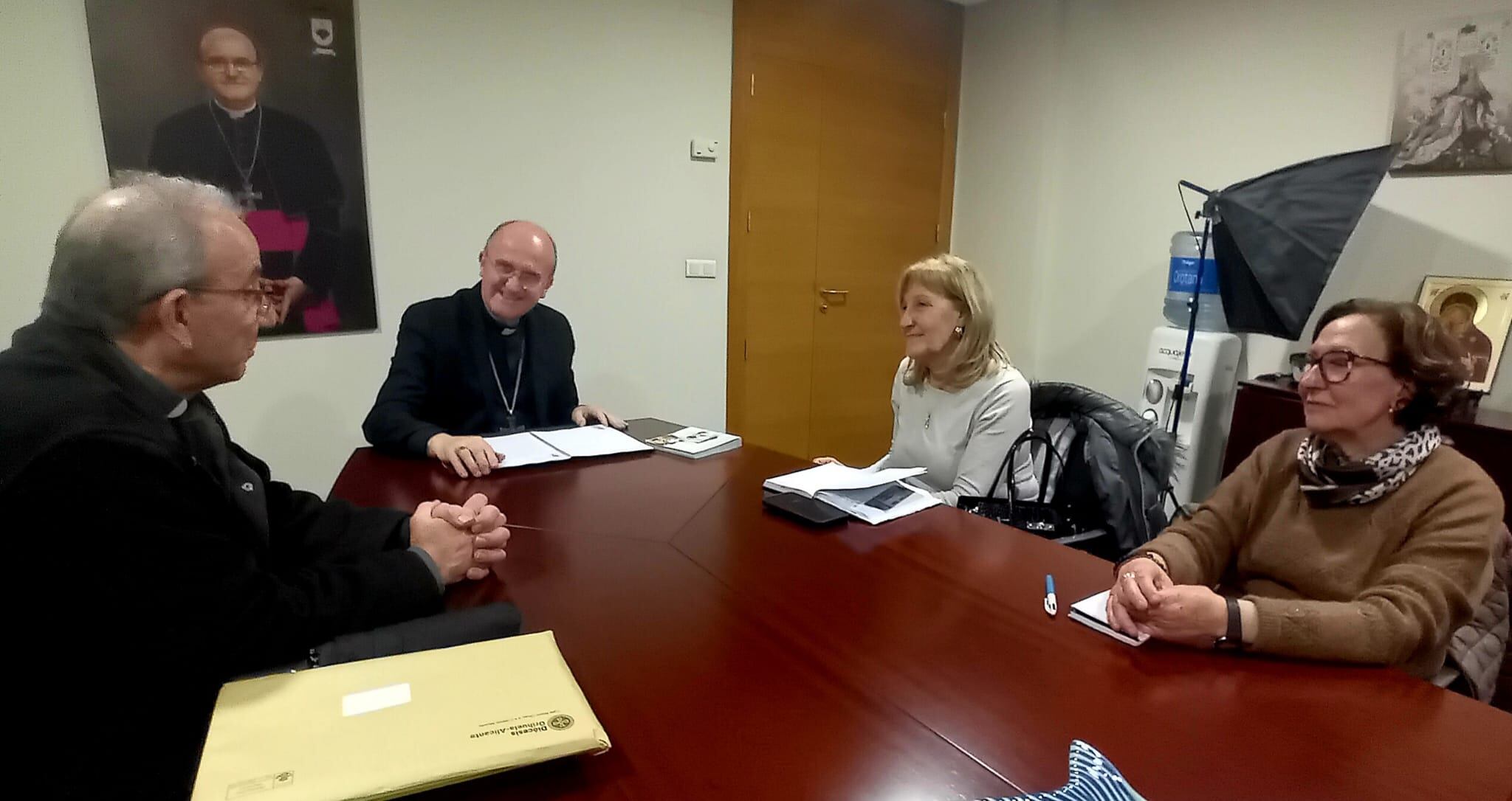 Reunión con el Obispo