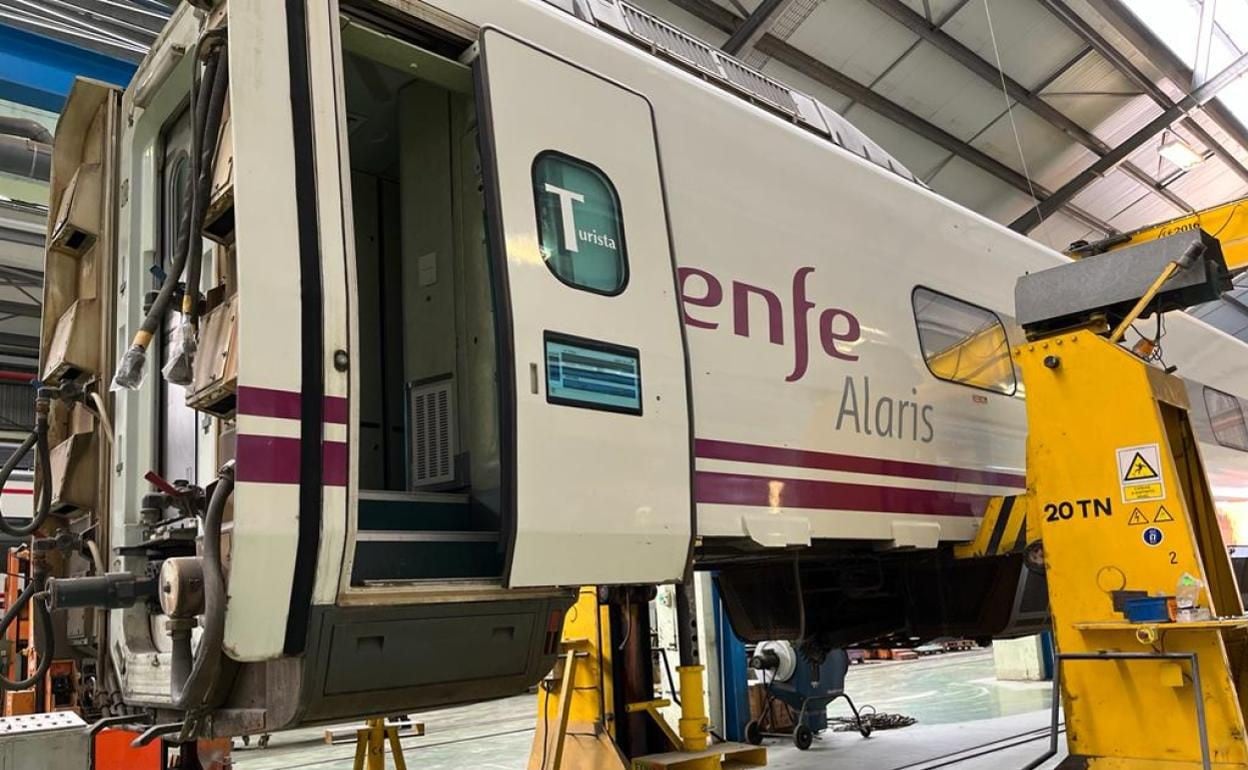 Talleres de Renfe en los Prados de Málaga