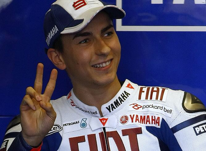 Lorenzo celebra su &#039;pole&#039; en Jerez