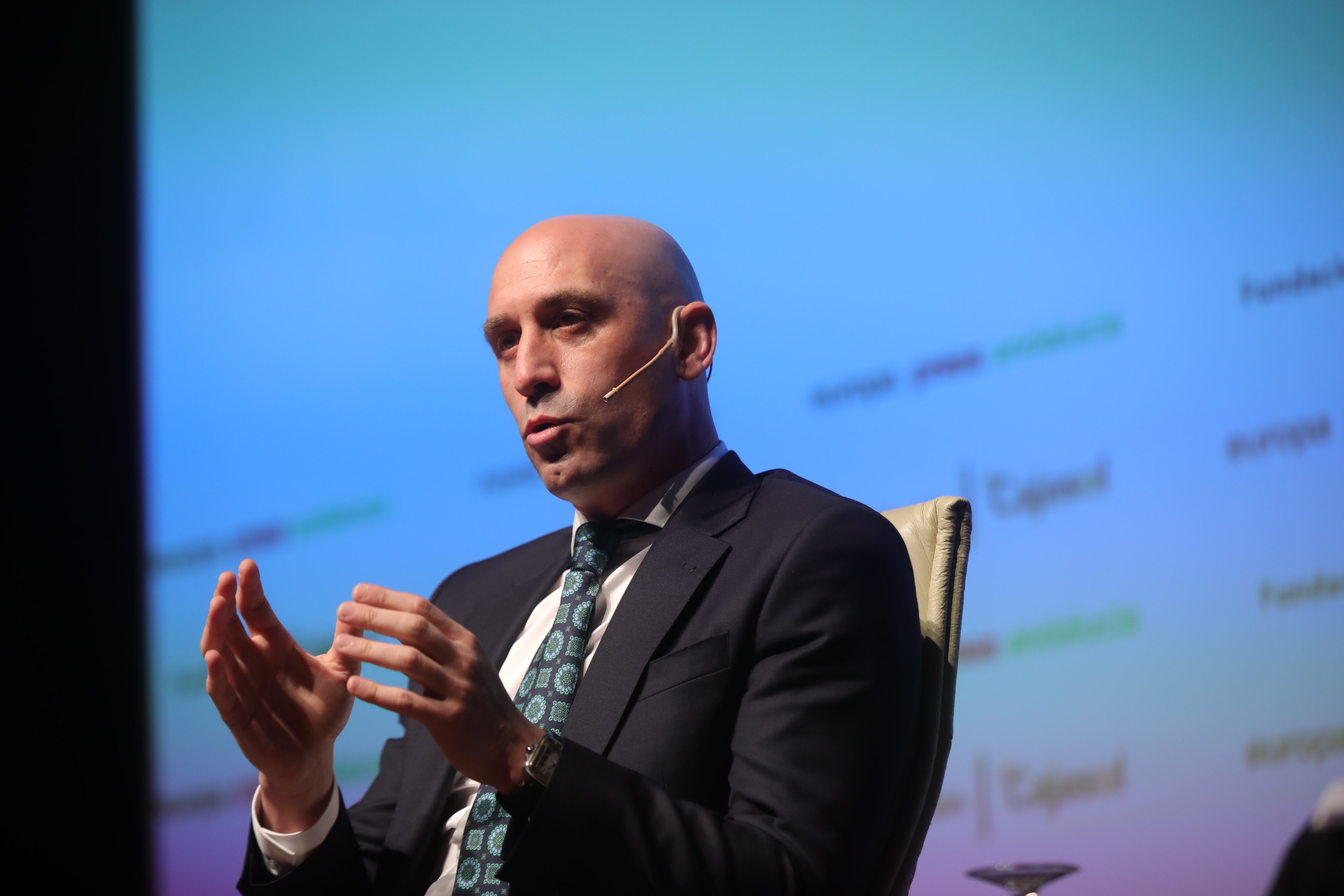 Rubiales durante un acto