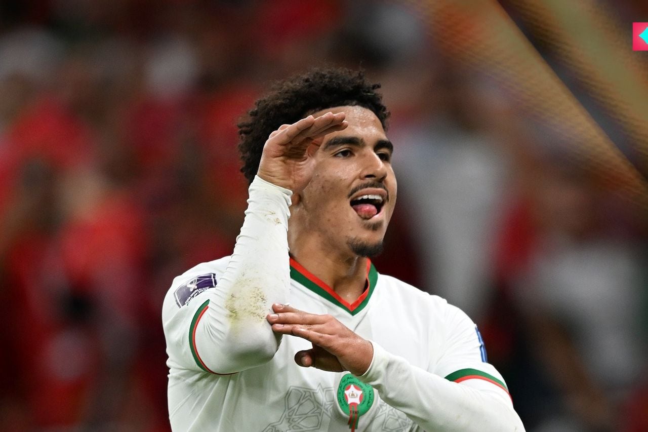 Un futbolista internacional por Marruecos y marcó en el Mundial.