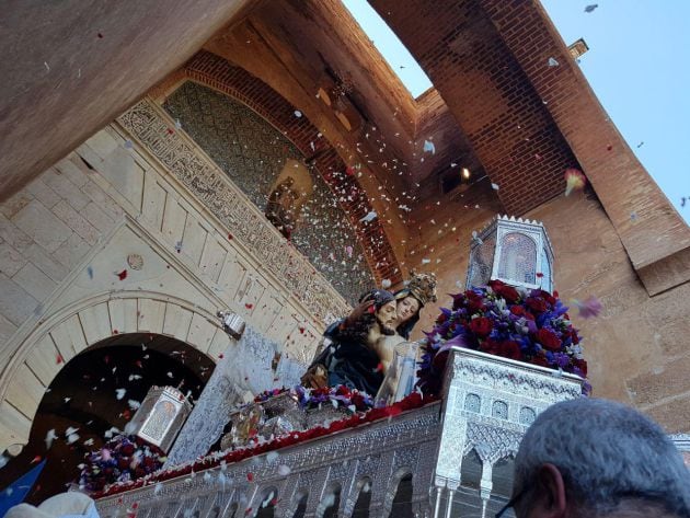 Procesión de la Virgen de la Alhambra en Granada