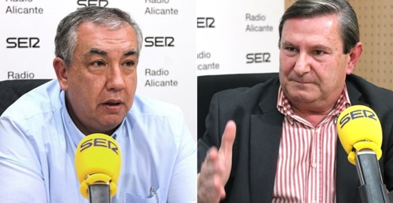 Baltasar Ortiz y Santiago Escudero, en un momento del debate