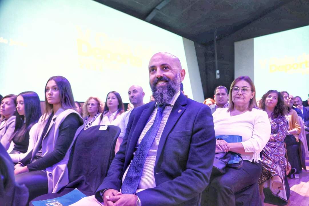 Juan Luis Gil, presidente del Xerez CD durante la Gala del Deporte