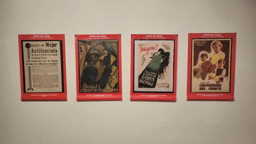 La DPZ expone el papel de la mujer en la Guerra Civil a través de 40 carteles.