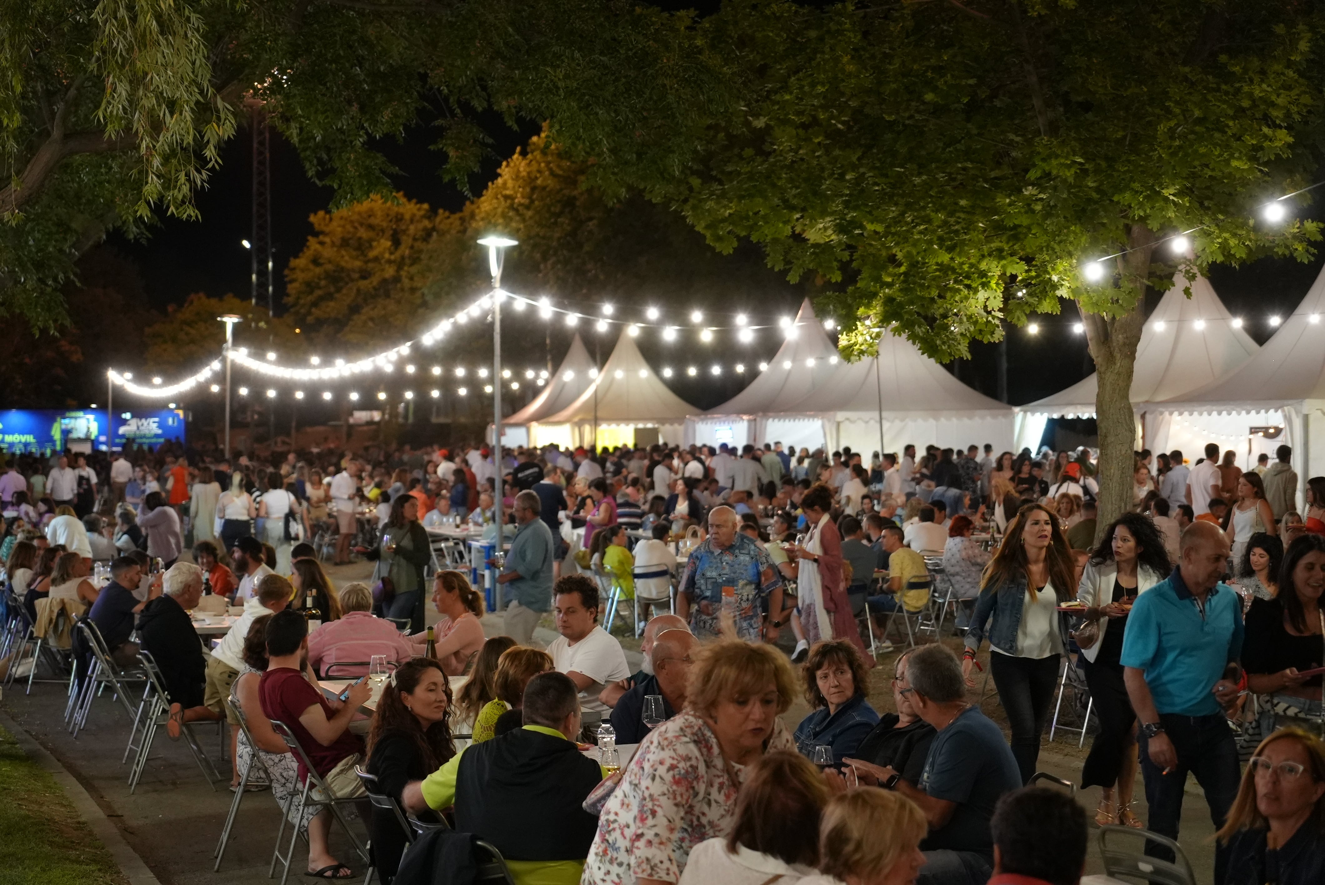 Ambiente en la inauguración del Festival Vino del Somontano