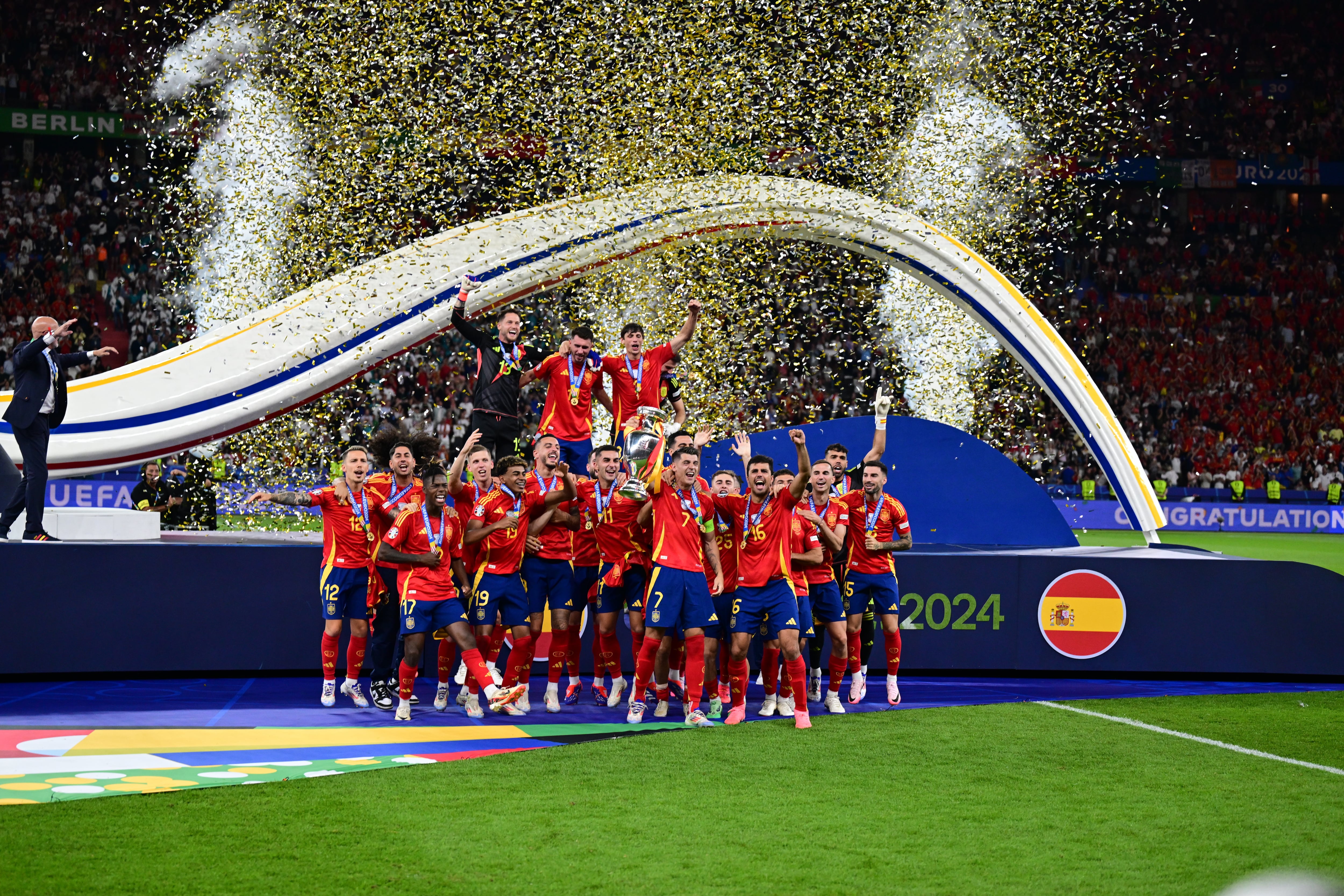 España celebra su cuarta Eurocopa.