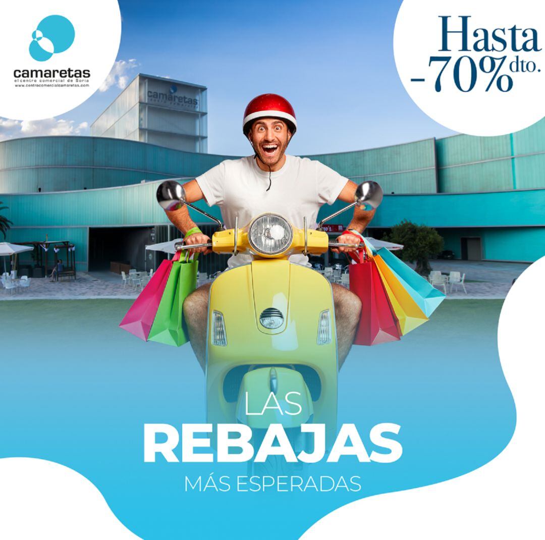 Centro Comercial Camaretas ofrece rebajas de hasta el 70%.