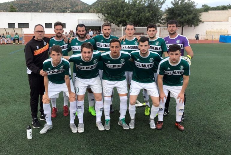 Once inical del CD Úbeda Viva para el partido de vuelta de Copa Subdelegada contra el Vilches