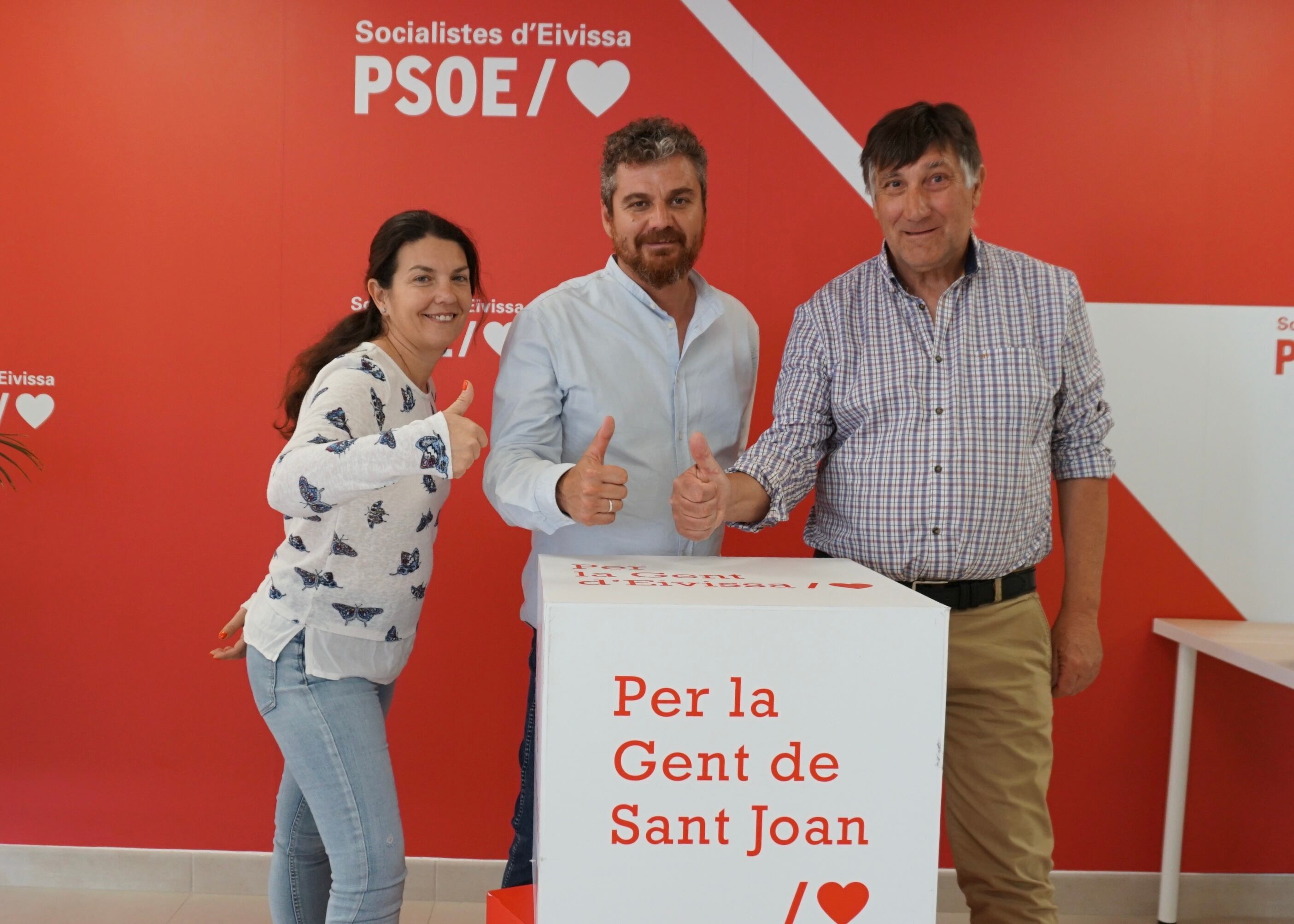 Imagen del candidato del PSOE