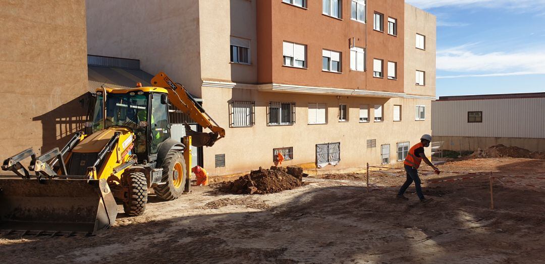 Obras para la construcción de una nueva zona verde en L&#039;Alcora