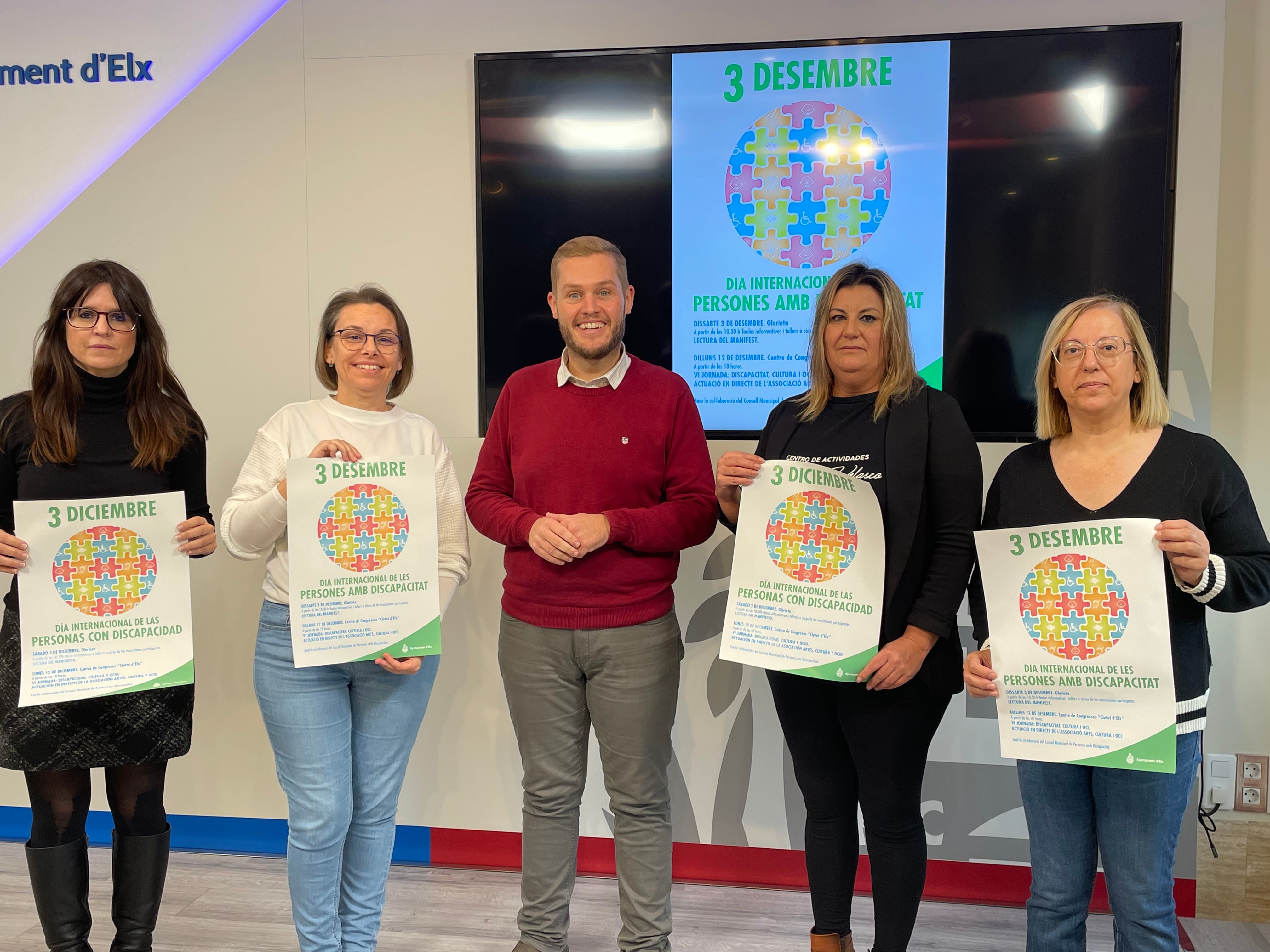 Anuncio de las actividades Día Internacional de las Personas con Discapacidad