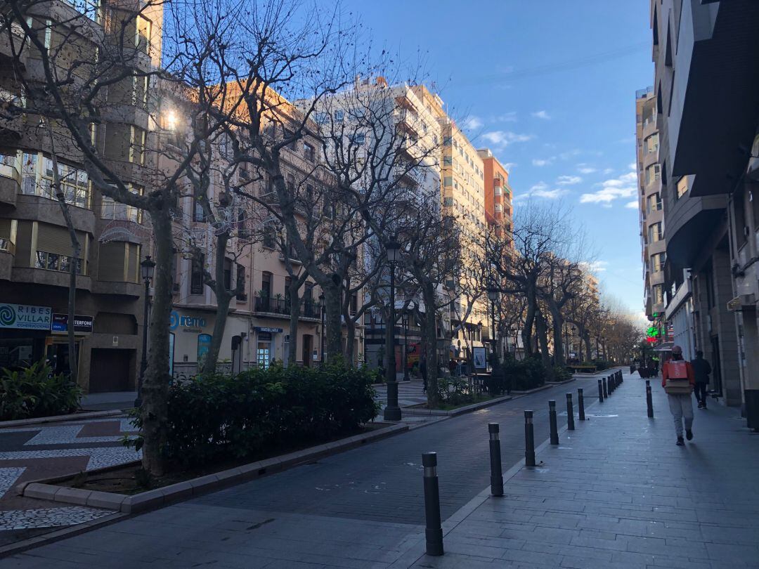 Cielos despejados en Gandia con temperaturas muy frías 