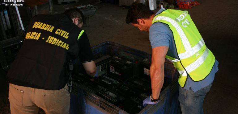 Intervención de la Guardia Civil