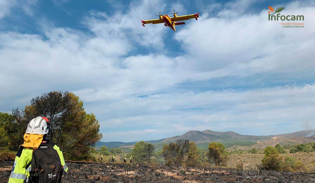 Incendio de Liétor (Albacete) durante el pasado mes de julio