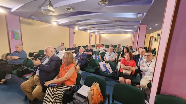 Cronistas asistentes al IX Encuentro Provincial de Cronistas en Bedmar