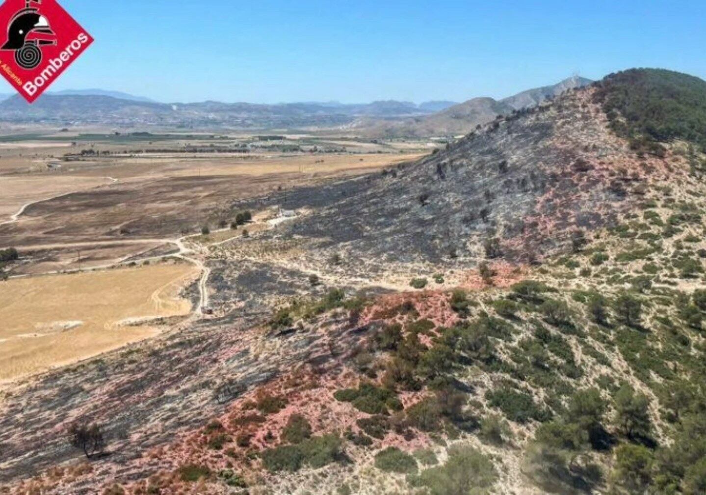 incendio en La Encina