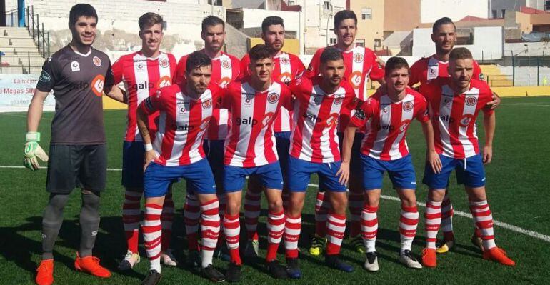Formación inicial de la UDC Torredonjimeno en un partido anterior de esta temporada. 
 
