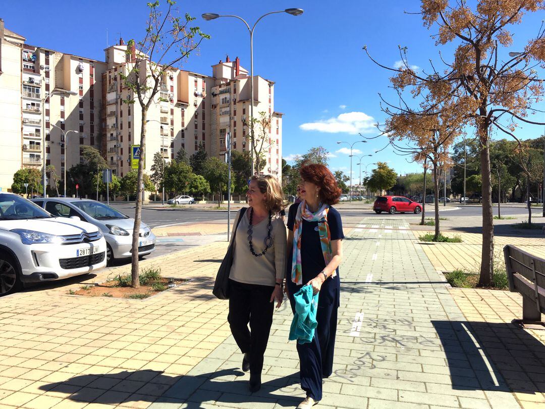 La diputada de coalición Canaria visitó ayer el polígono sur y se comprometió a reclamar un plan integral de empleo en el congreso de los diputados.