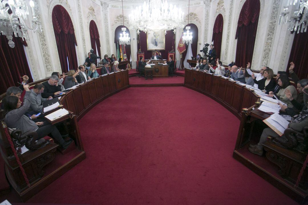 Pleno del Ayuntamiento de Cádiz